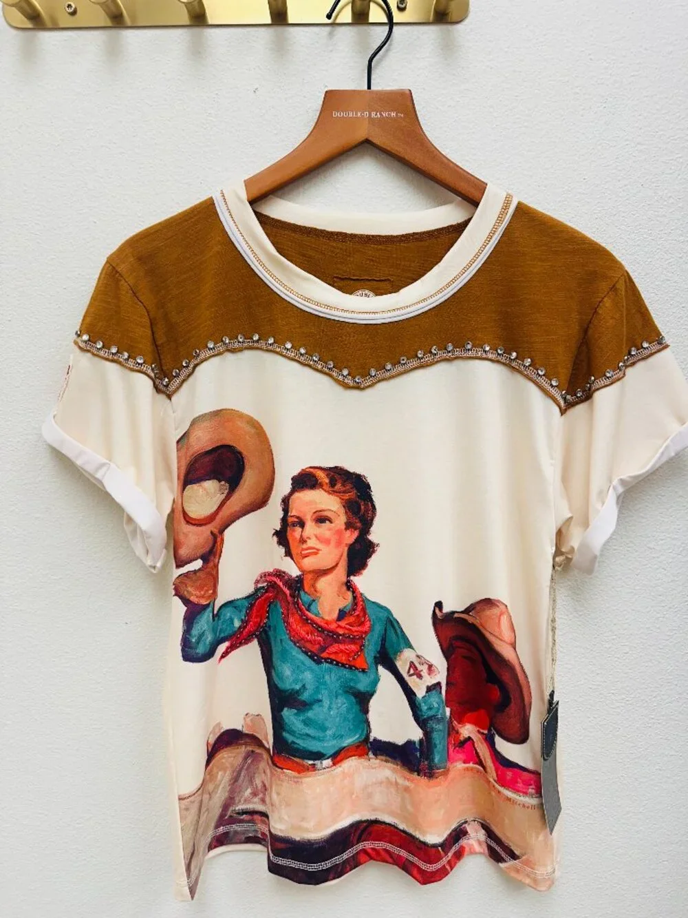 DD Girl of the Rodeo Top - Picture 2 of 5